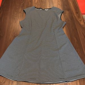 Size 20 Gap Dress Black Stripes